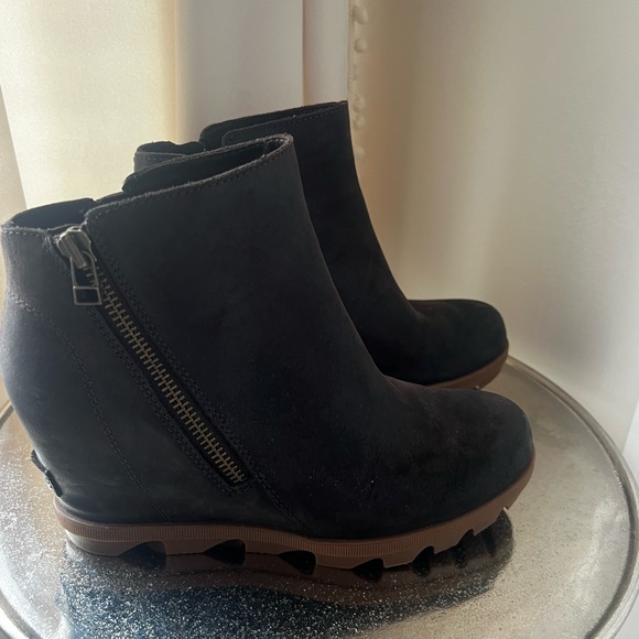 SOREL Jones of Arctic wedge bootie blackened brown size 9 - Picture 3 of 8